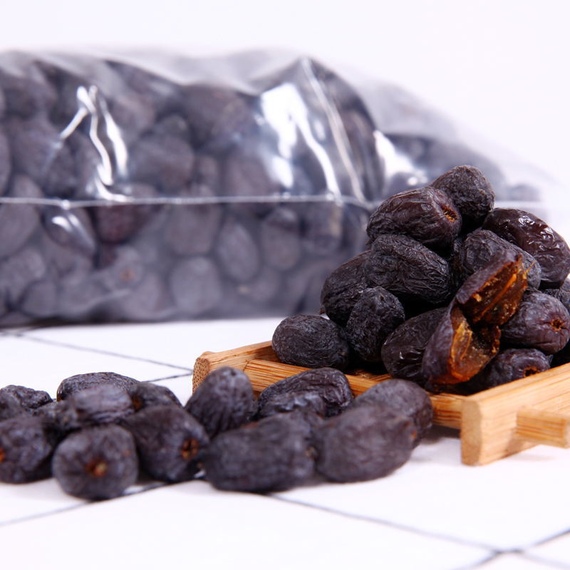 黑枣正宗特级无核软枣新鲜野生小柿子枣子散装批发休闲小零食野生无核