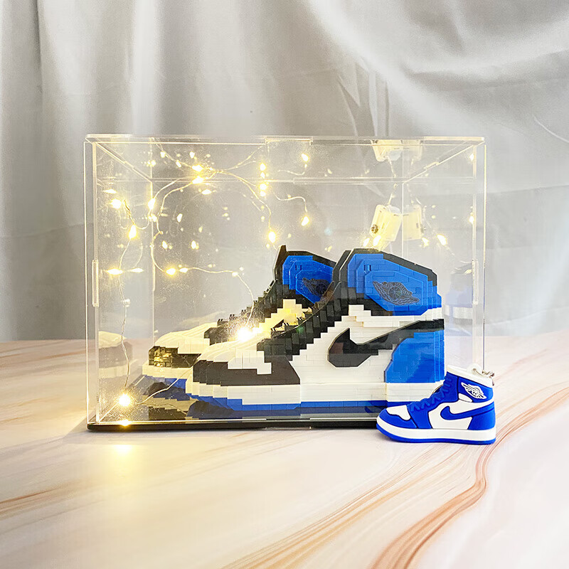 乐高(lego)积木aj鞋子礼盒装车摆件拼装蓝球鞋模型玩具男友手工生日