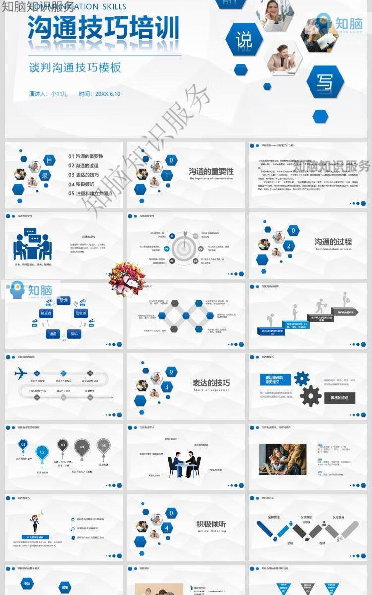 4，公司客戶溝通技巧培訓PPT企業溝通能力交流技能人際關系処理培訓PPT課件模板