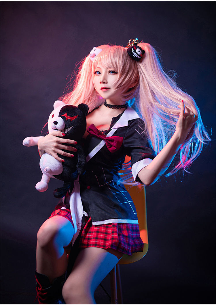 熊头卡江之岛盾子cos服弹丸论破第五人格cosplay女仆萝莉装衣服有纹款