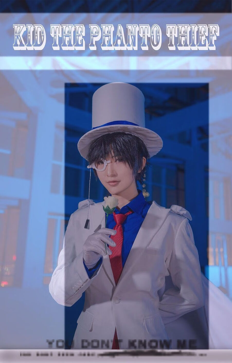 熠垣枫名侦探柯南服怪盗基德play服装男女套装披风帽子眼镜日女款鞋子