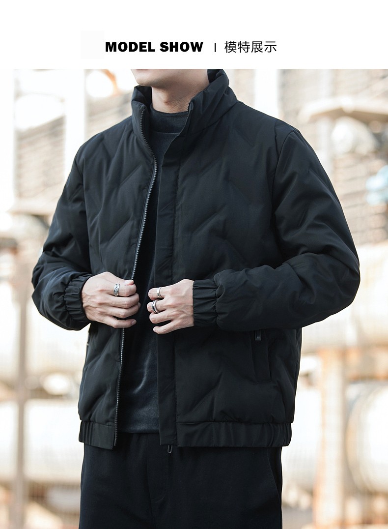 南极人羽绒服男士冬季新品短款轻薄外套中青少年学生立领修身男式羽绒