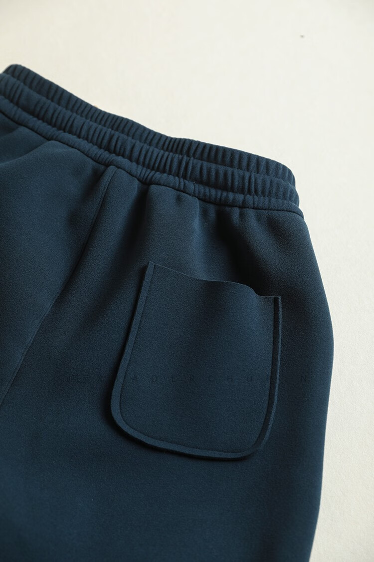 0纳米绒】九级防风束脚裤 系带松紧腰休闲裤纯色长裤 霜灰 m 建议105