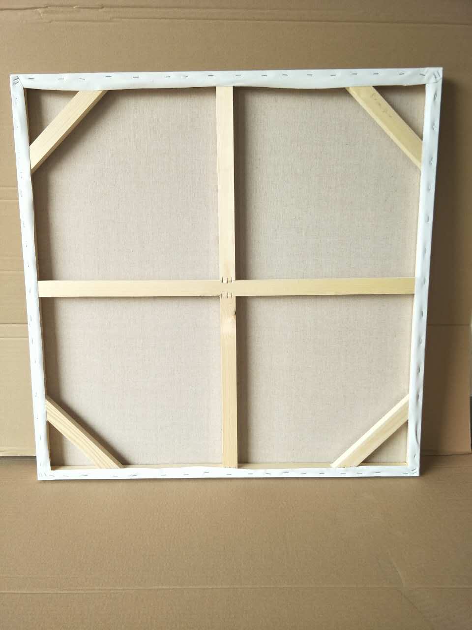 定做3cm超大油画框中细纹亚麻雨露麻丙烯加厚内框油画布框60803cm厚