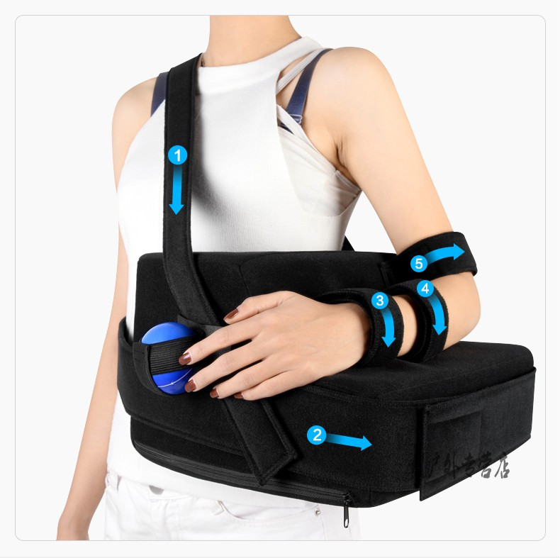 肱骨肩关节外展架支柱肩关节外展包可调肩外展枕脱臼固定支具手臂吊带