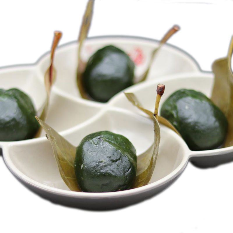 湘西蒿子蒿草粑粑艾叶艾蒿糍粑农家手工青团野菜粑红豆咸味10个装约