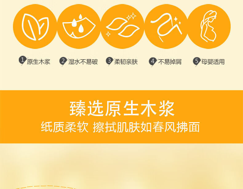 54334-清洁优选纸巾抽纸整箱批发家用餐巾纸母婴卫生纸车用纸抽10 升级金装60包整箱【全家装力荐】-详情图