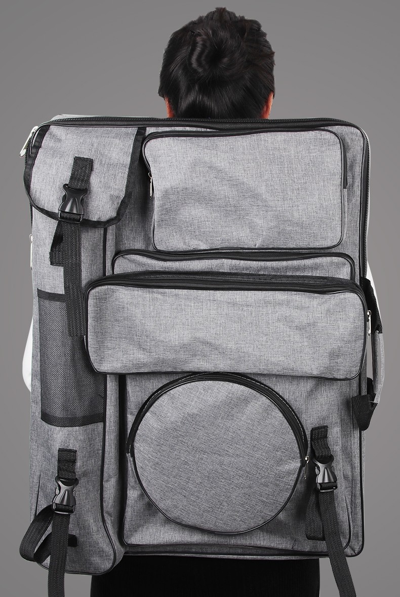 勃克双肩画包 4k画袋美术儿童美术生艺考专用多功能