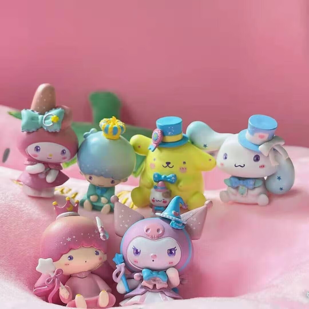 【官方精品】库洛米盲盒名创优品miniso梦幻茶话会系列玉桂狗女孩三丽