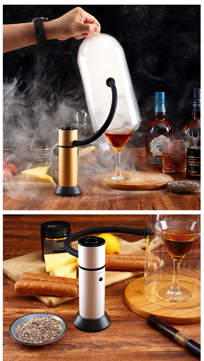 creativechef创意主厨烟熏枪sg16烟熏机食品熏制器分子料理酒吧鸡尾酒