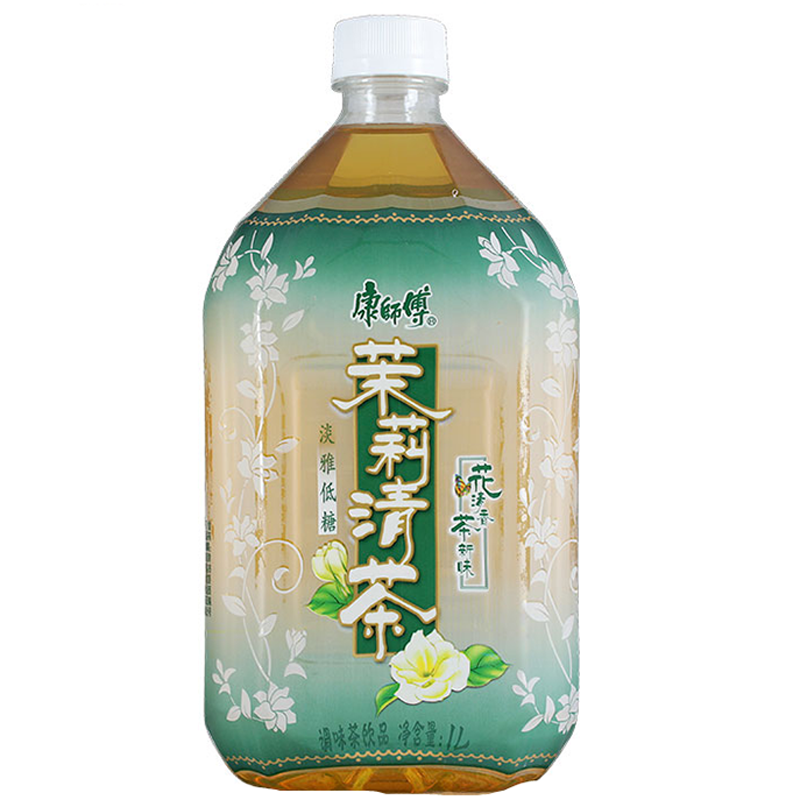 康师傅饮料1l8瓶4瓶大瓶1000ml蜜桃乌龙茶饮料饮品青梅绿茶1l4瓶
