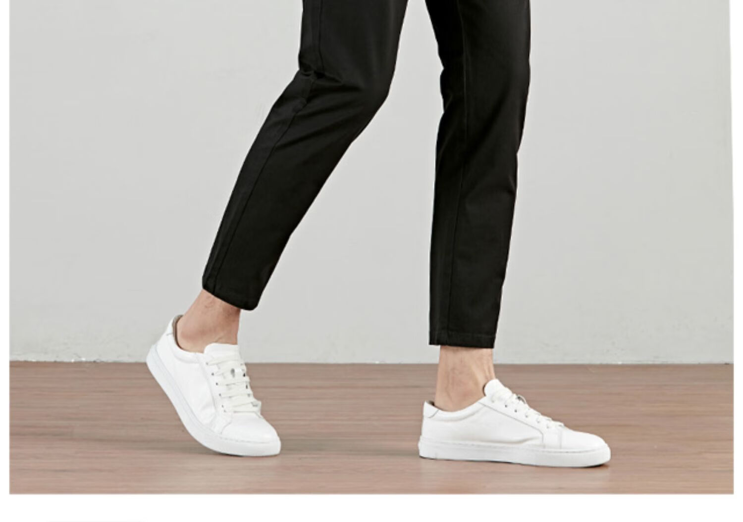 mcrc裤子男秋冬九分裤男卡其色修身小脚休闲裤潮流百搭弹力收腿显瘦