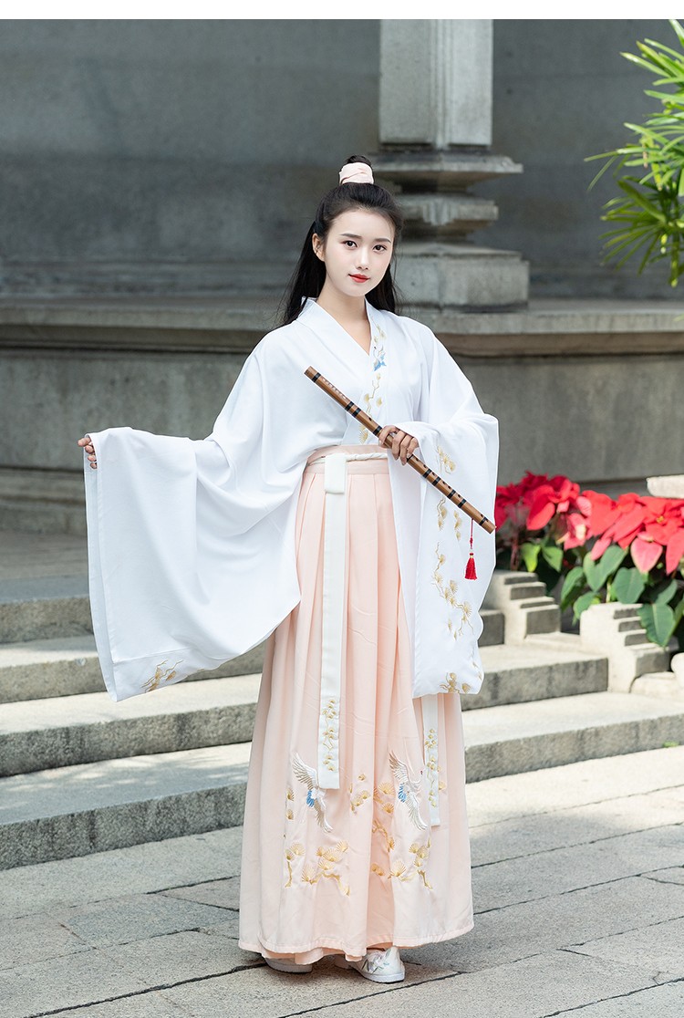 汉服男古风男士仙气飘逸交领古装侠客书生中国风学生套装h款男全套