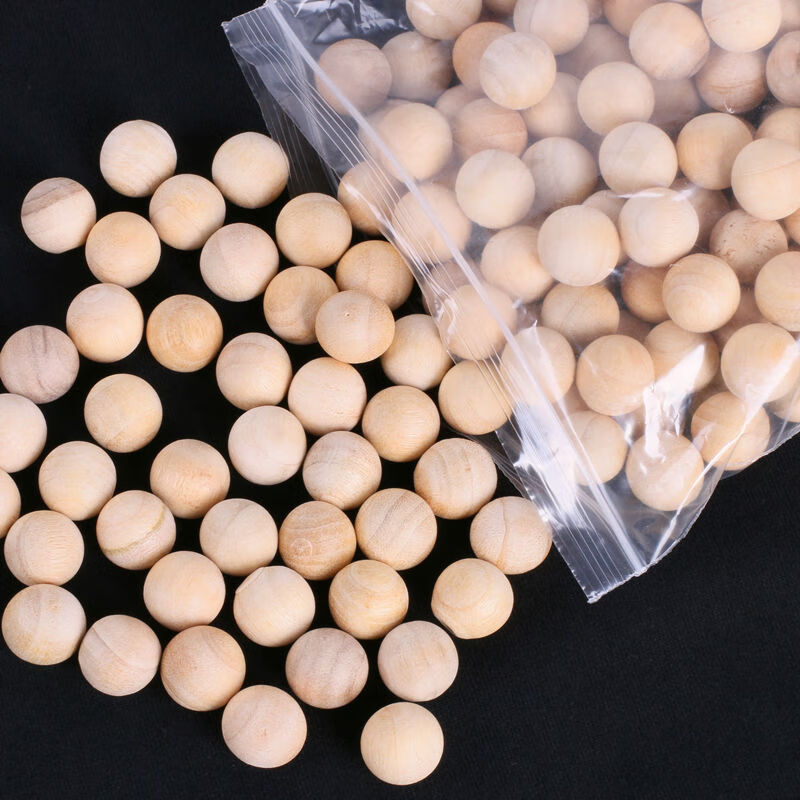 樟脑丸香樟木球樟木条家用衣柜防霉防潮驱虫芳香卫生球 【300颗送30纱