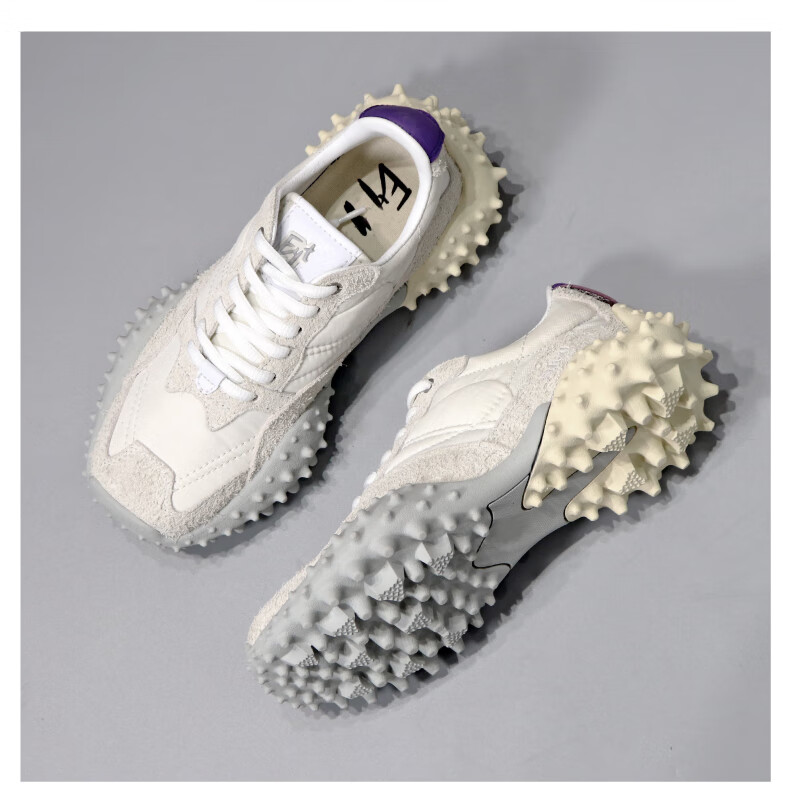 2021年春季新款机甲运动休闲鞋男潮鞋防滑蓝色鞋子河豚鞋老爹鞋女