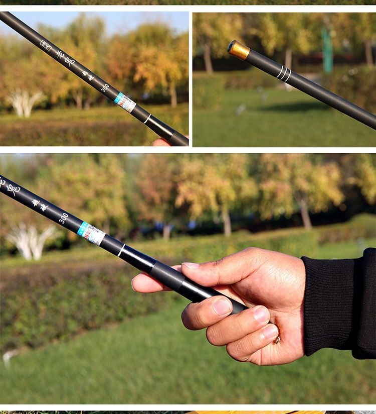 超短节鱼杆手竿碳素溪流竿超轻超硬19调袖珍迷你便携鲤鲫鱼竿套装45米