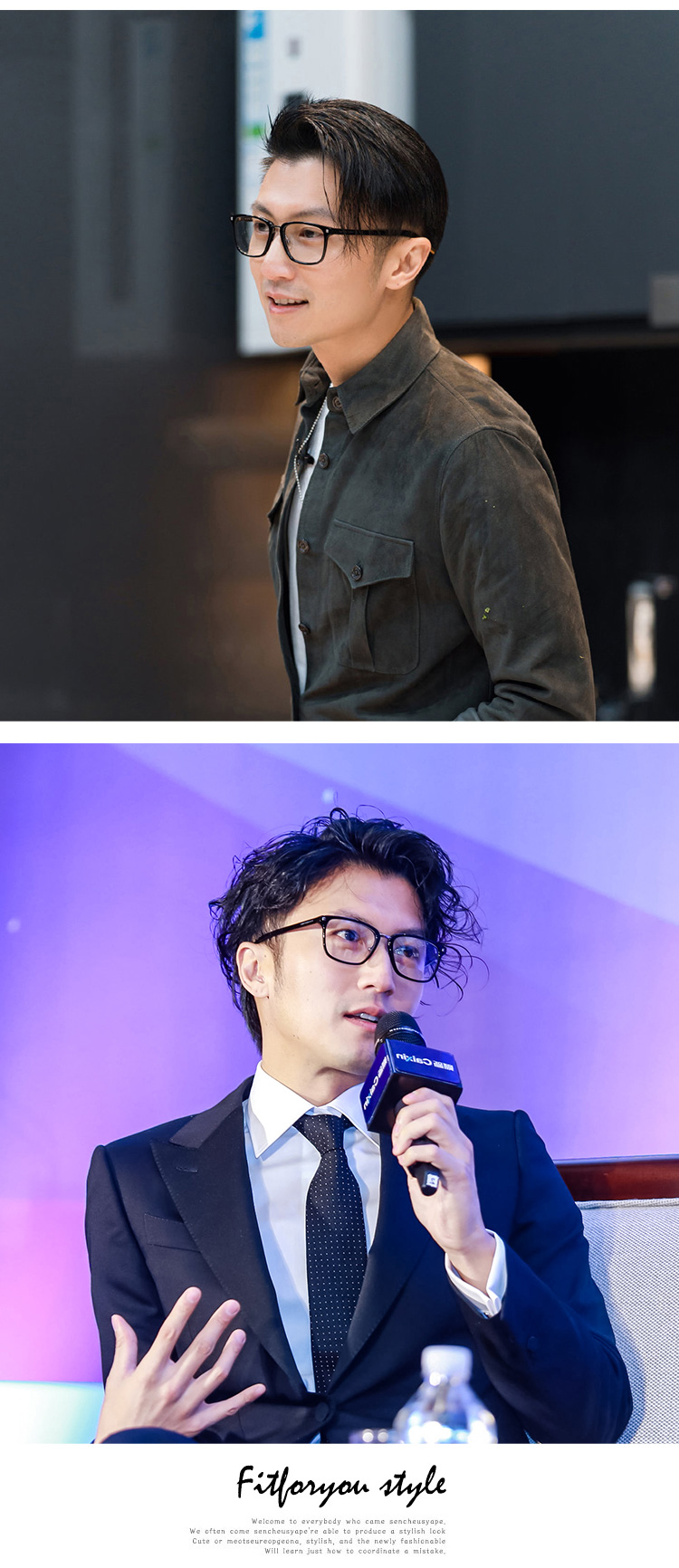 60抖音同款南极人谢霆锋同款黑框眼镜男士潮流蓝光装饰网红无度数平