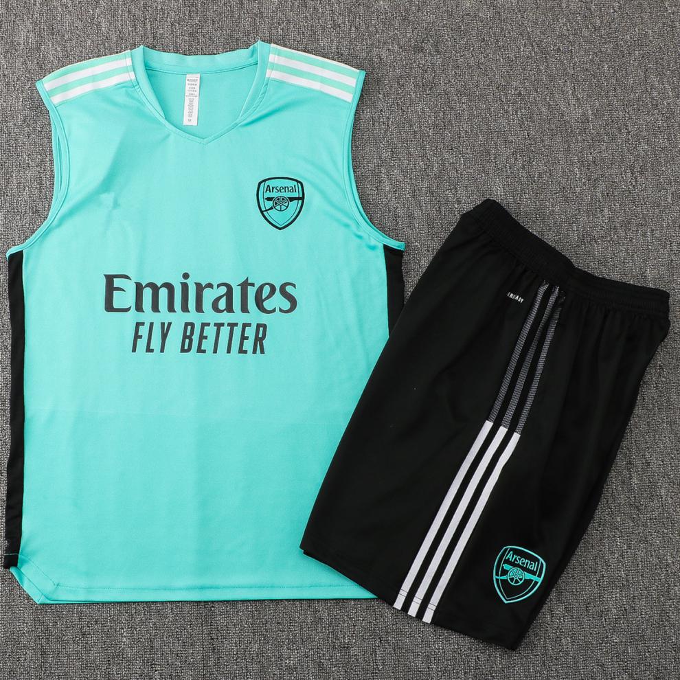 腾讯体育旗舰店同款巴黎足球训练服套装男坎袖背心皇马尤文巴萨足球