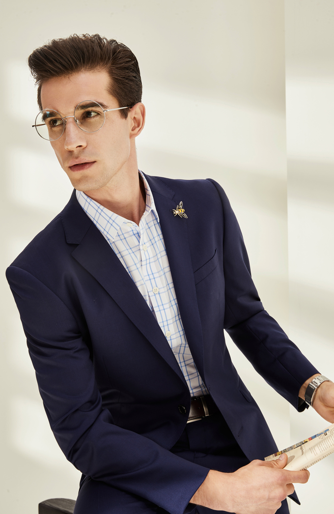 雅戈尔 西服上衣男 2021春季货品 纯羊毛男士西服【单西服】630款西服