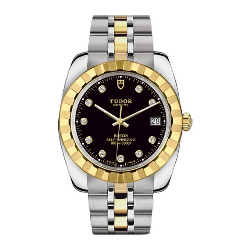 二手95新帝舵tudor经典系列21013自动机械男士手表钟表腕表奢侈品38mm