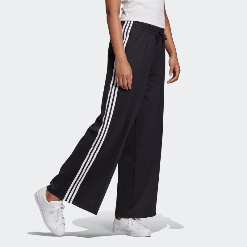 adidas阿迪达斯三叶草女裤新款舒适休闲运动阔腿长裤ec0926h37822s