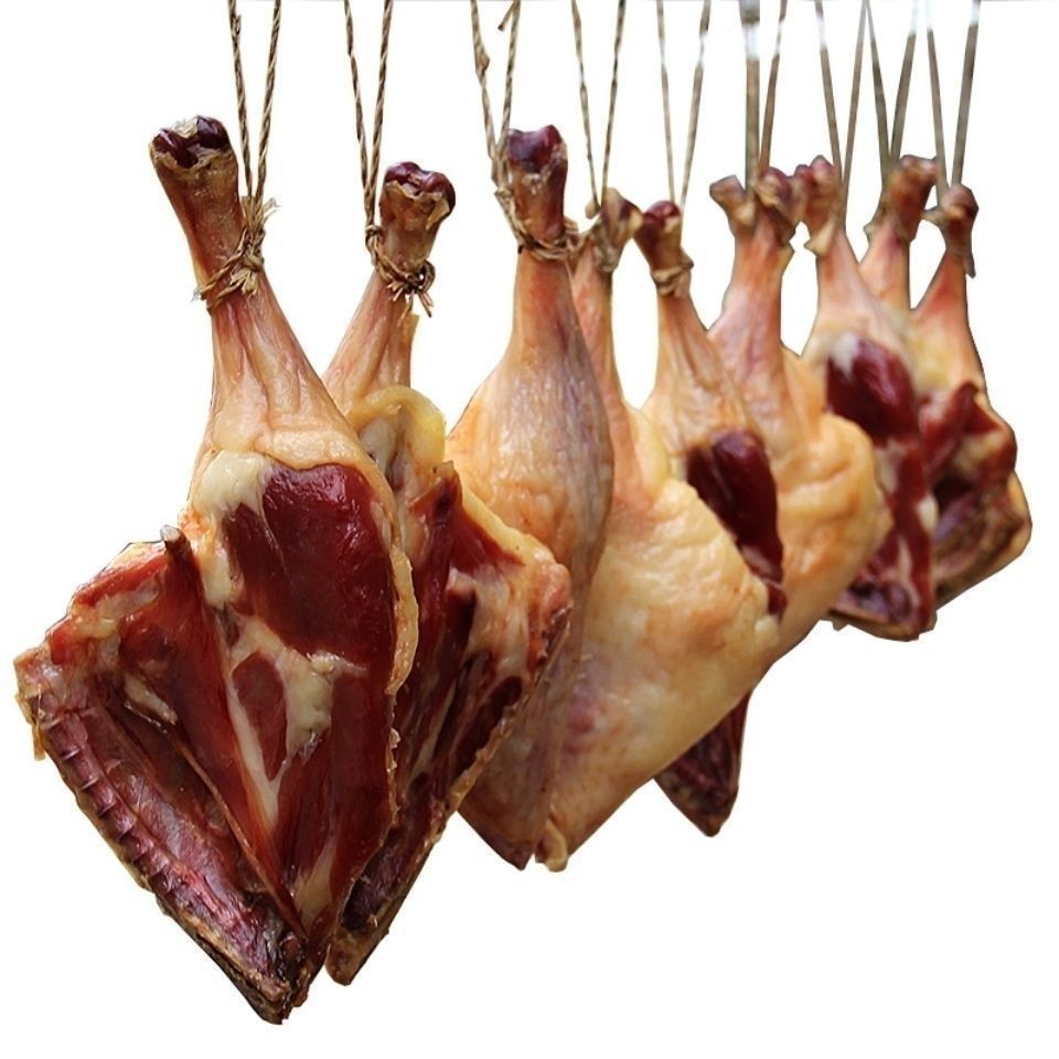 新鲜制作江西腊鸭腿咸鸭腿风干鸭腿腊鸭腊味鸭腿批 整箱 一只腊鸭腿小