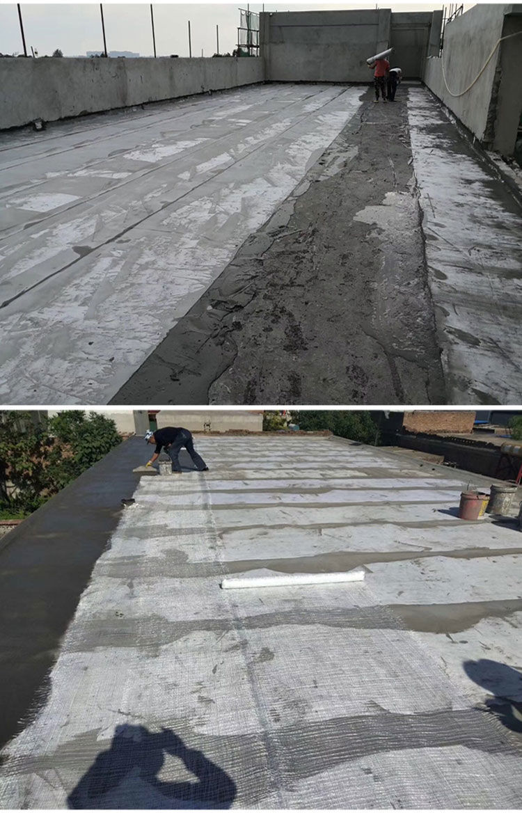 丙纶布楼顶屋顶专用地下室防潮高分子卷材卫生间地面聚乙烯防水布企标