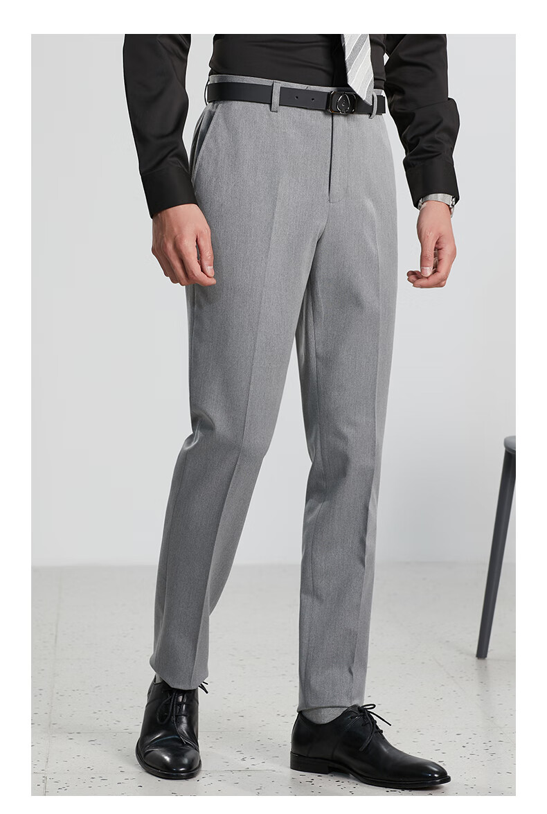 jdv男装2021年新品秋季商场同款庚斯博罗灰正装西裤男庚斯博罗灰180