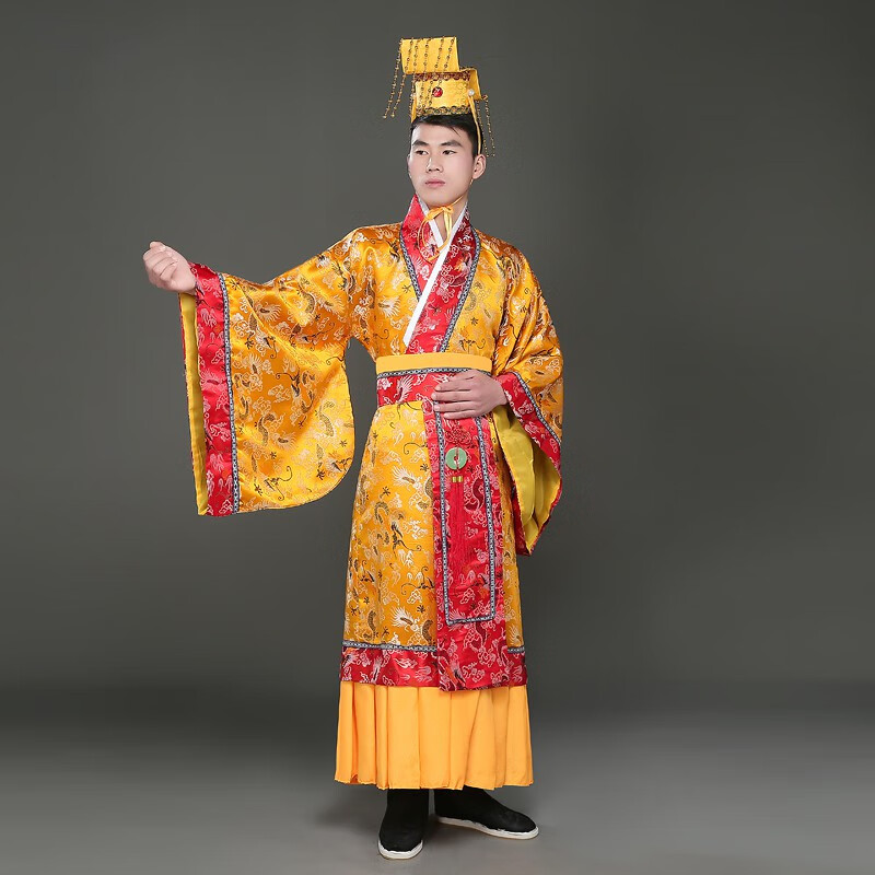 皇上服裝古代皇帝龍袍皇帝服裝古裝唐朝秦朝漢服服太子服戲服演出服