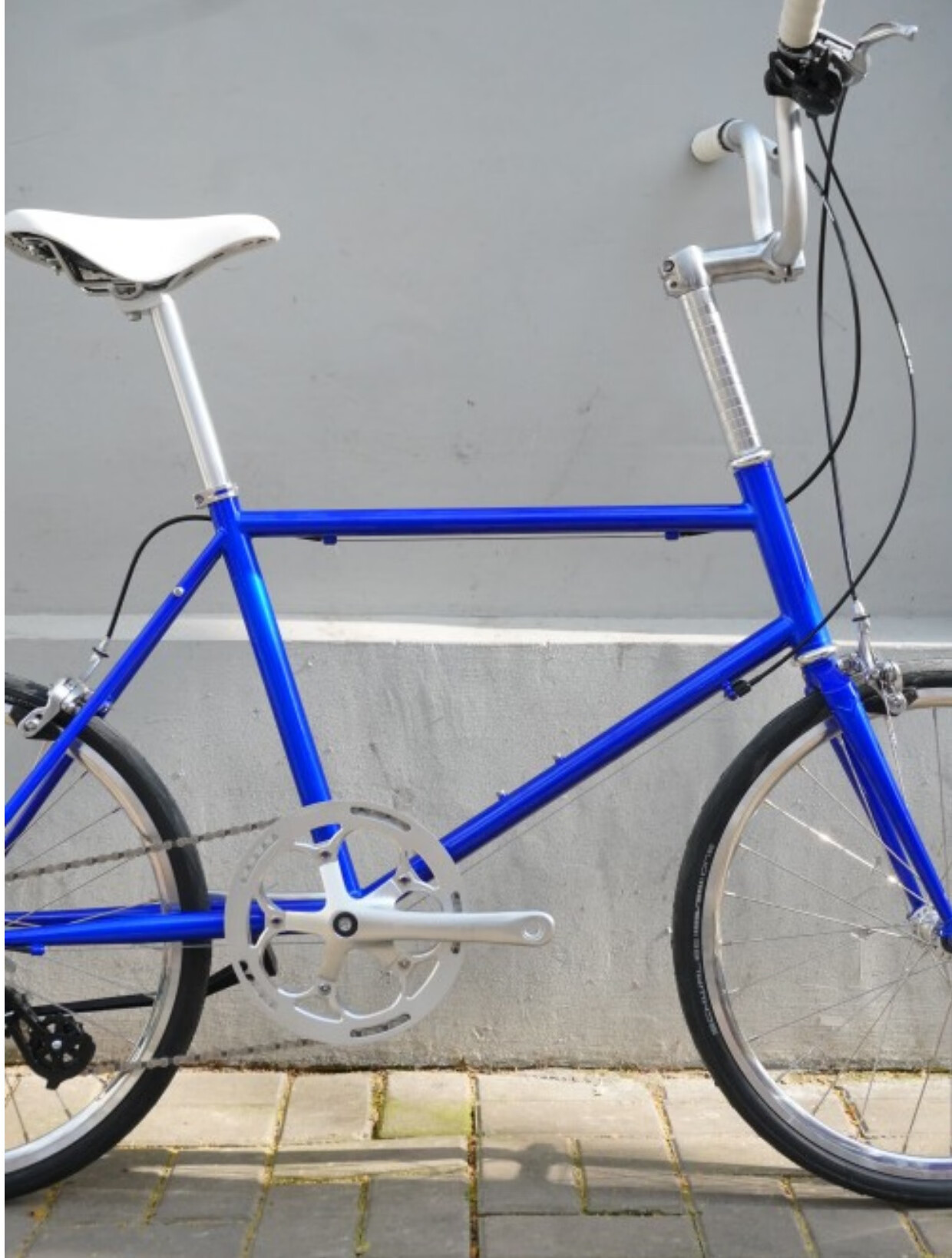 2wheels复古自行车城市车通勤运动451小轮小跑车轻便变速minivelo