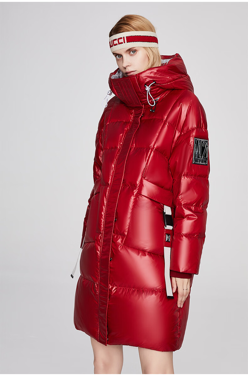 mongcold蒙口萌可中长款羽绒服女士2021年冬季新款休闲保暖冬装外套