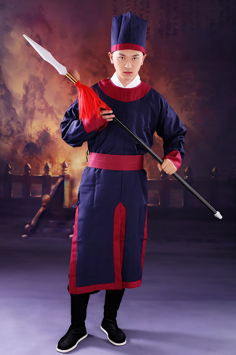 霖速明朝服装古装捕快御前侍卫服装古代宋明朝官兵差轿夫衙门衙役演出