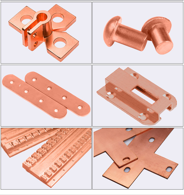 散热铜片t2紫铜板加工定制激光切割紫铜片零切紫铜条紫铜皮红铜板110