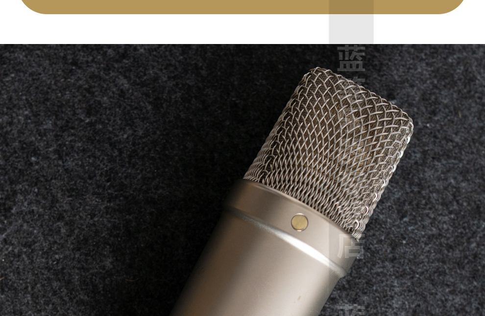 罗德rode nt1a 电容录音话筒大振膜人声麦克风nt1-a 搭配us-4x4hr声卡