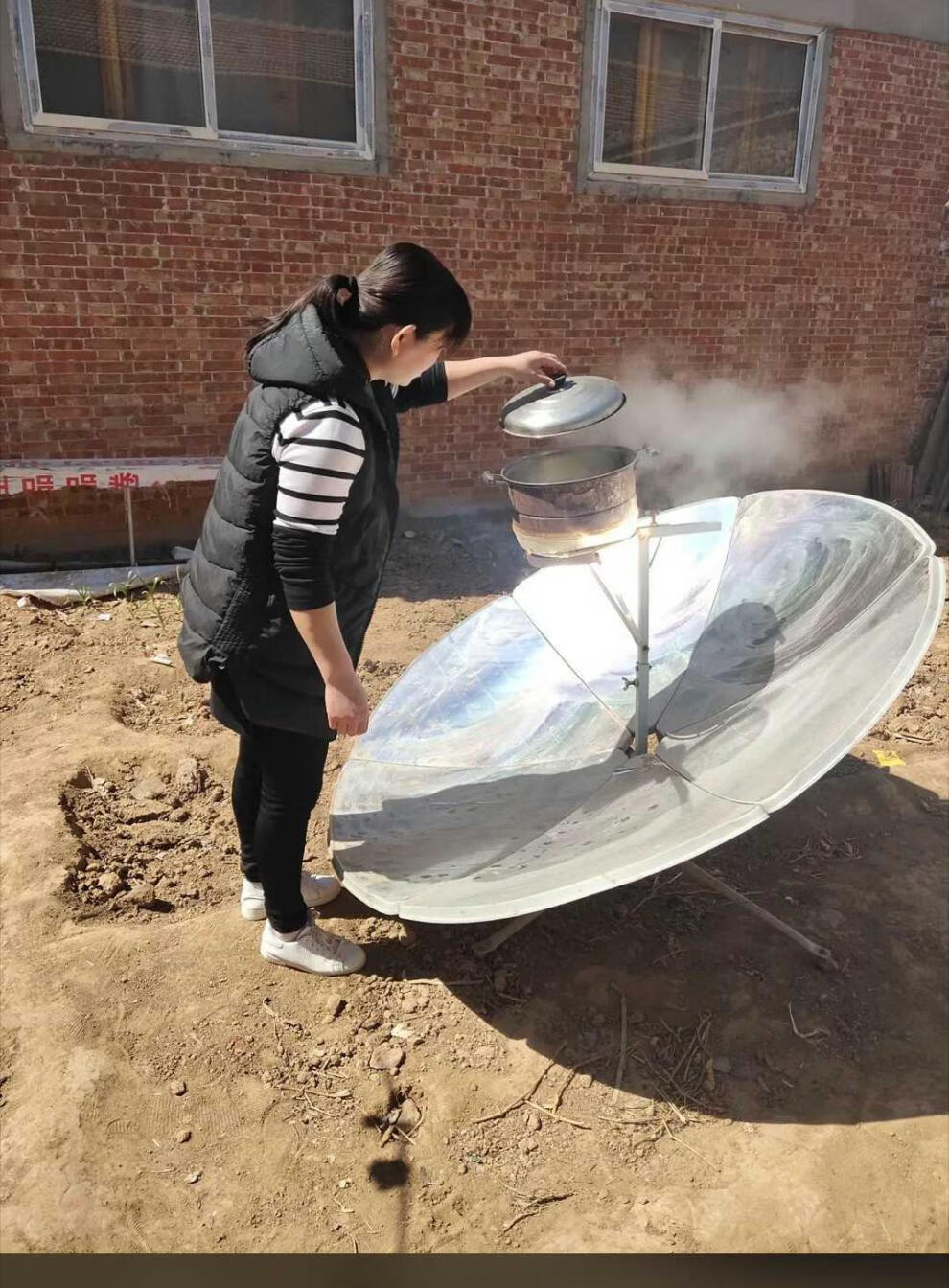 蒂曦芸 太阳能灶家用灶农村户外太阳灶家用型折叠太阳能灶自动烧水