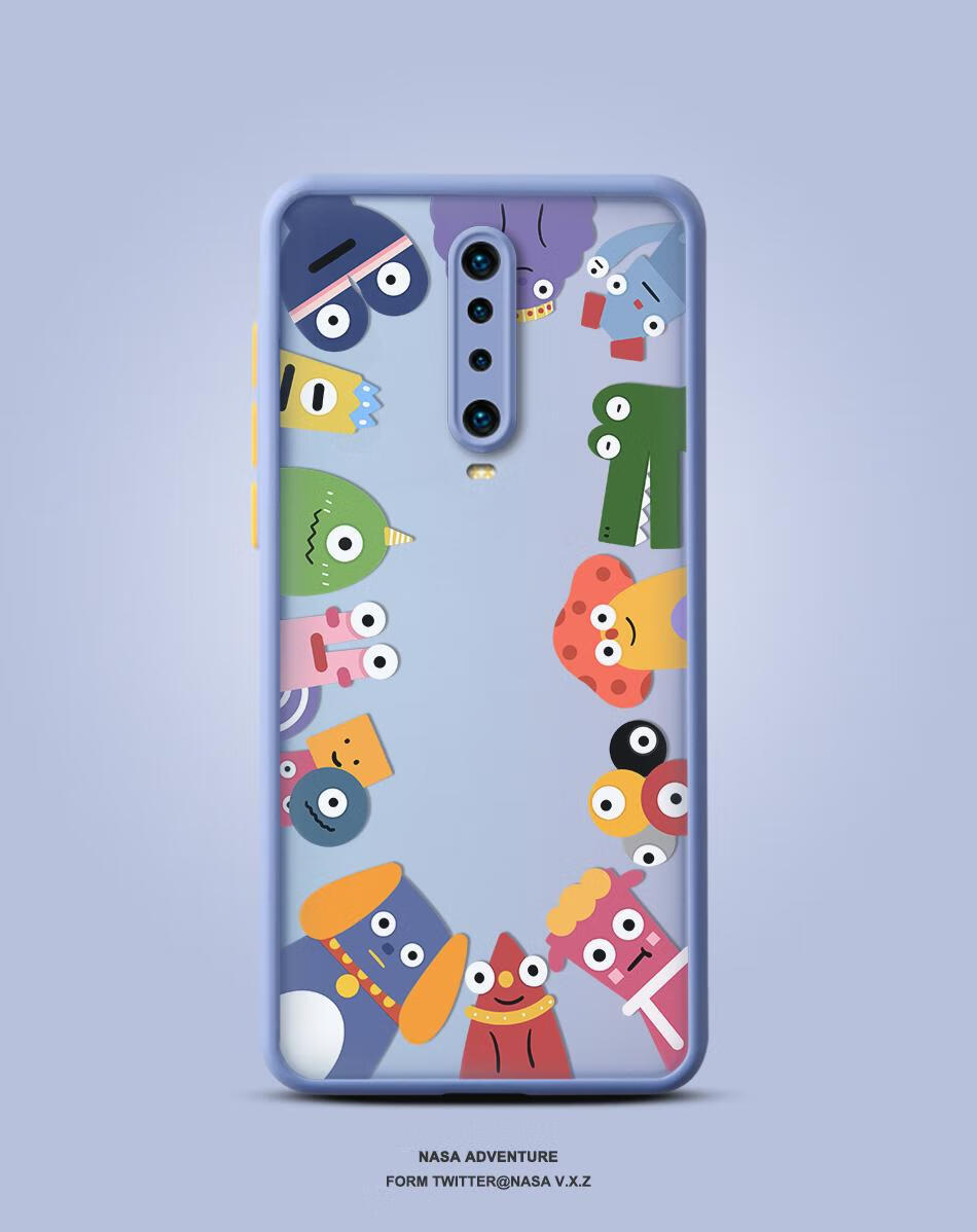 芊菲凡红米k30手机壳小怪兽k30纪念版新款k20全包防摔k30pro镜头5g