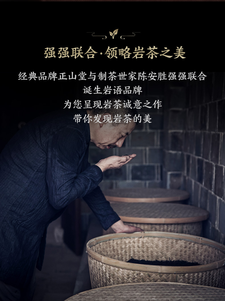 岩语 大红袍茶叶特级 乌龙茶 武夷岩茶 轻火罐装散