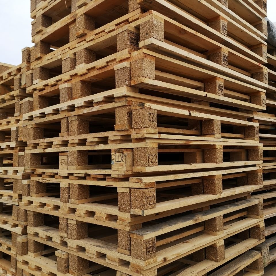 蓓姬木制叉车托盘物流仓储托盘手胶合板免熏蒸托盘仓库一米一米二