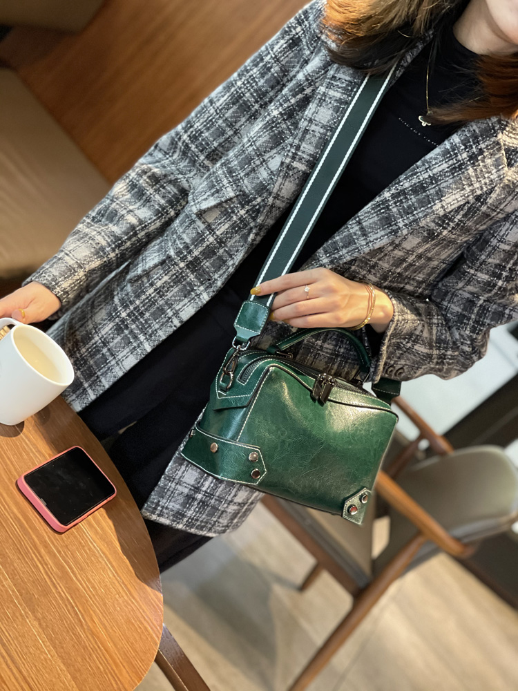 sara lee品牌 包包2021新款潮网红真皮时尚斜挎包手提女包大容量百搭