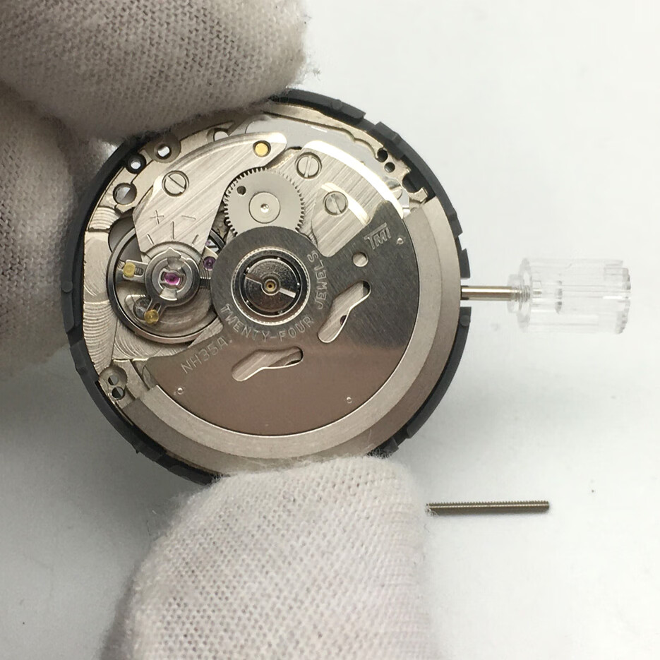 手表配件日本全新 nh36a机芯 全自动机械机芯 nh35单历机芯黑色 nh35a