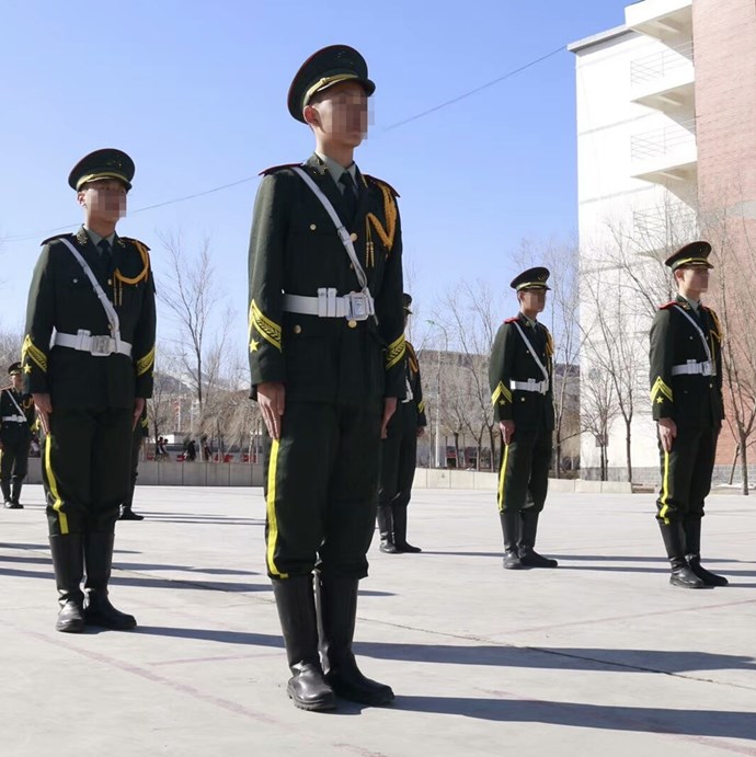 国旗护卫队服装升旗手演出礼服军鼓夏冬季新款学生班手套男180