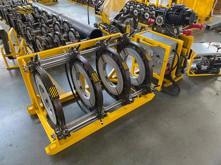 63200315600pe管对接机液压半自动热熔机焊管机手动热熔焊机63160液压