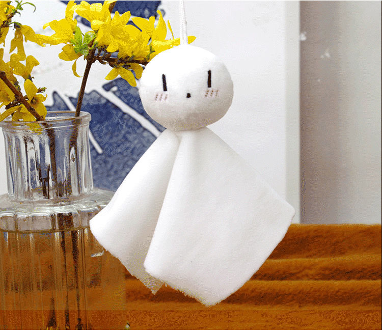 治愈祛霉运正能量晴天娃娃可爱呆萌挂饰祈福钥匙扣书包挂件玩偶圆眼