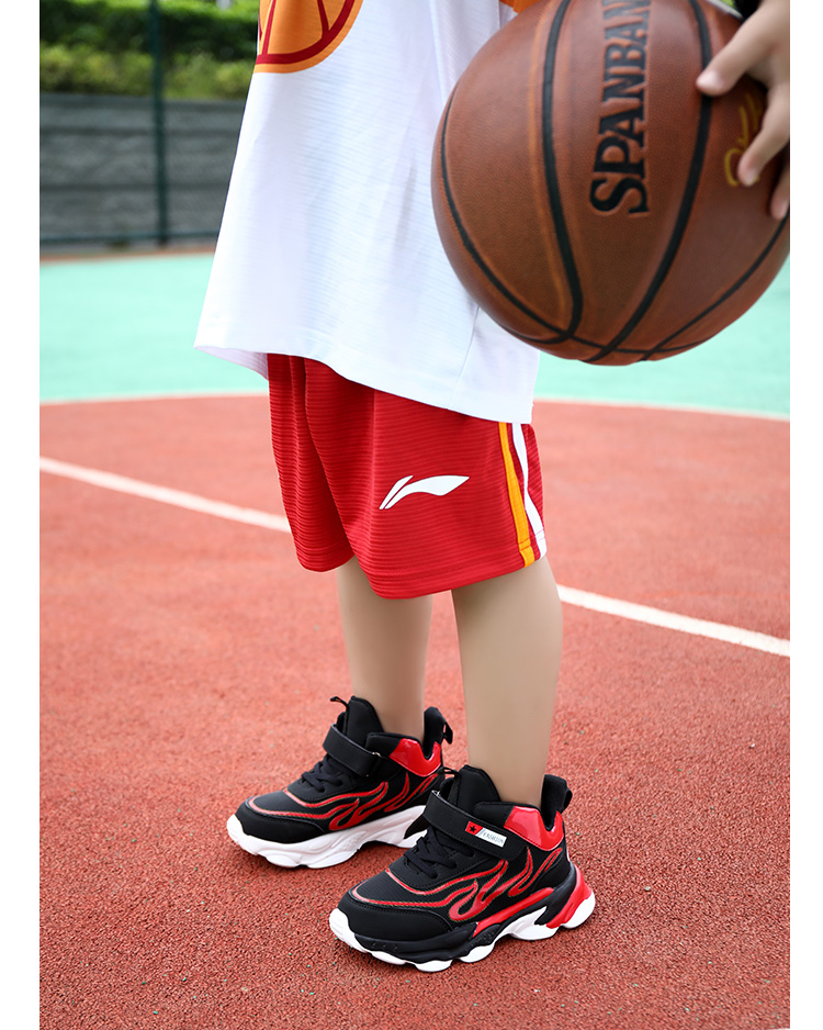 耐·克ni·ke官方儿童运动鞋男童高帮篮球7中大童8透气网面12岁男孩