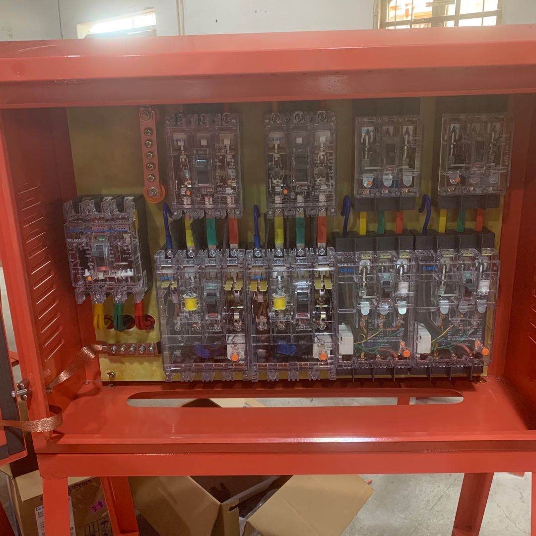 工地临时一级二级三级装修航空工业防爆快插座动力照明焊机配电箱灰色