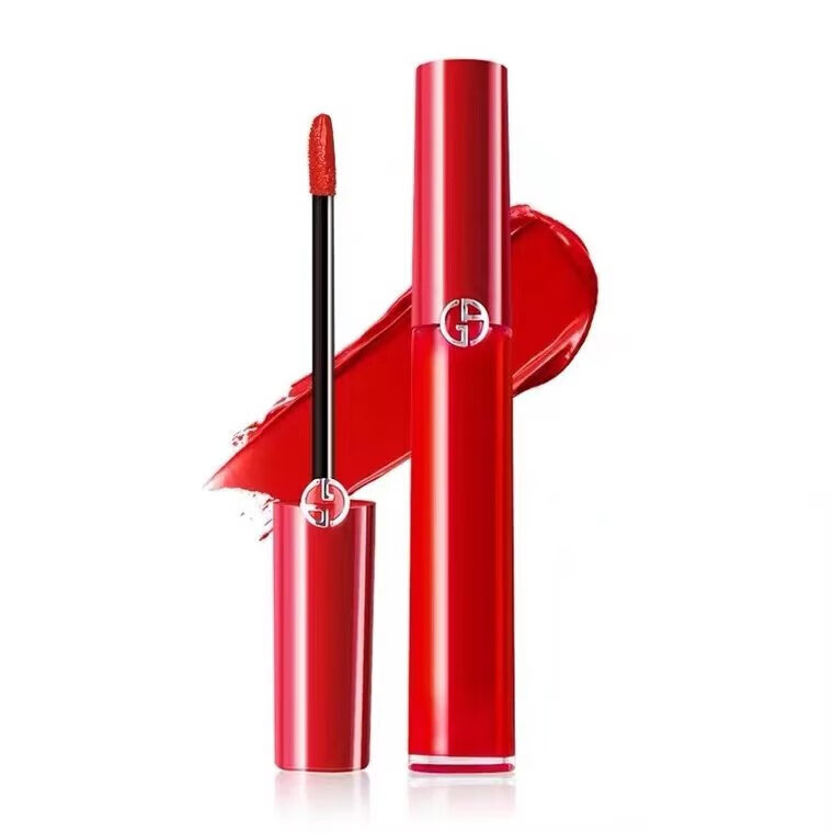 适用阿玛尼唇釉405烂番茄红415哑光206红管口红丝绒400 306金桔莫吉托