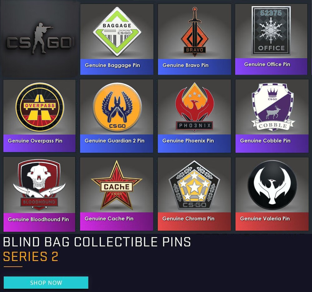 csgo徽章系列二csgo纯正徽章系列2csgo纯正胸章系列二csgo周边盲包cdk