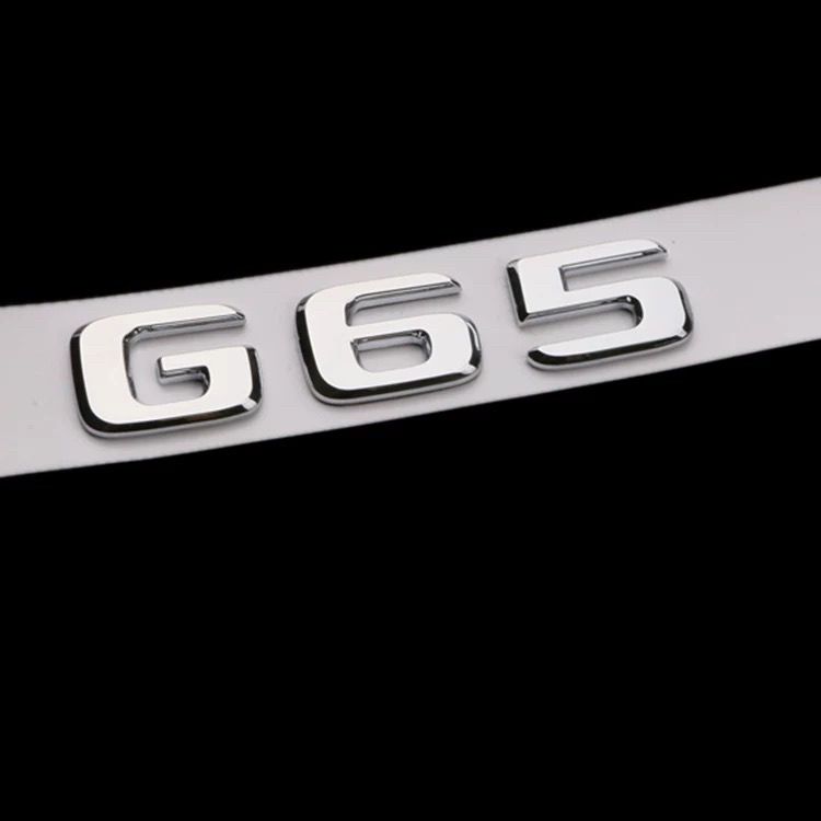 爱温适用于新款奔驰g500g550g55g63g65amg车标字标尾标v8侧标翼子板标