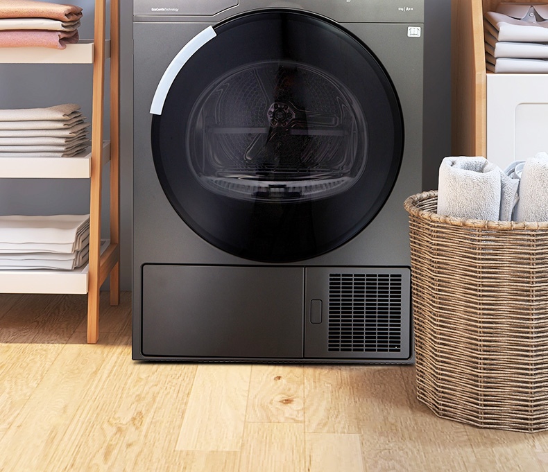 倍科beko8公斤kg热泵烘干机滚筒式欧洲进口干衣机家用低温烘干抗皱干