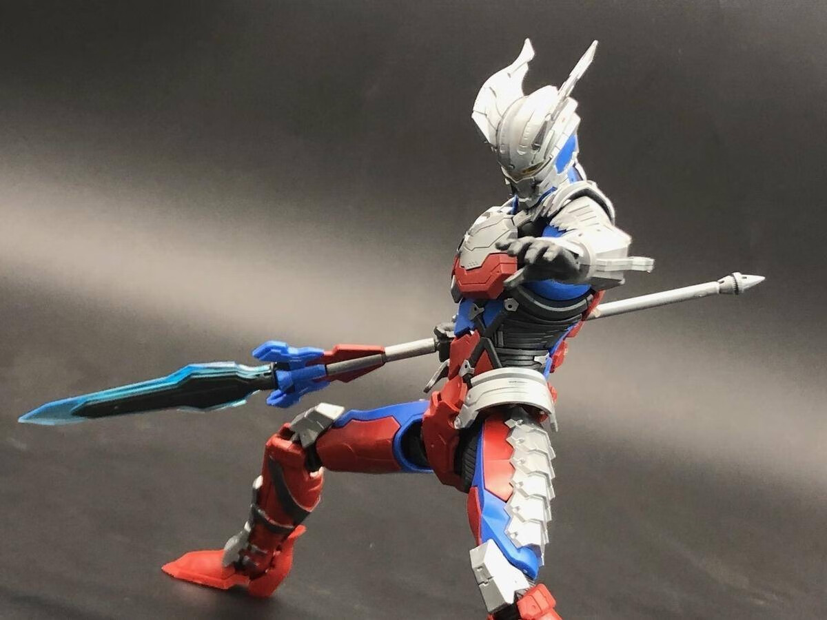 澜郜万代拼装模型1/12 figurerise 钢铁机动奥特曼frs赛罗装甲动作版